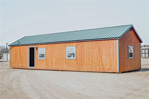 Wildcat Barns offers RENT TO OWN <b>Sheds</b>, Amish Log Cabins, Garages, Carports, Playhouses, Play Sets, Swing Sets, Gazebo and much more. . 16x52 shed house